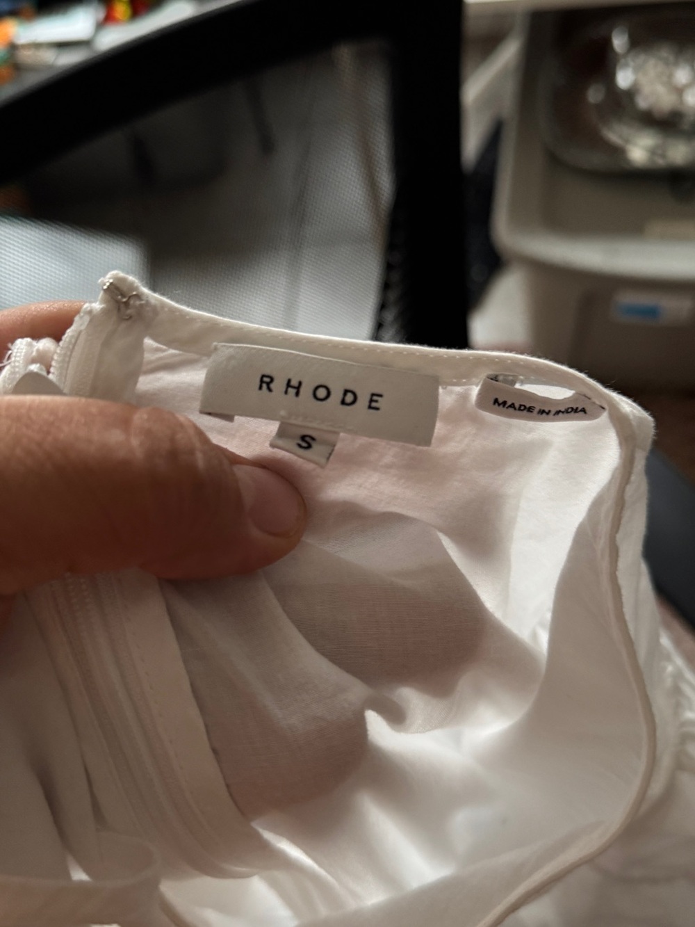 Anthropologie Rhode Pia white mini dress - Picture 2 of 5